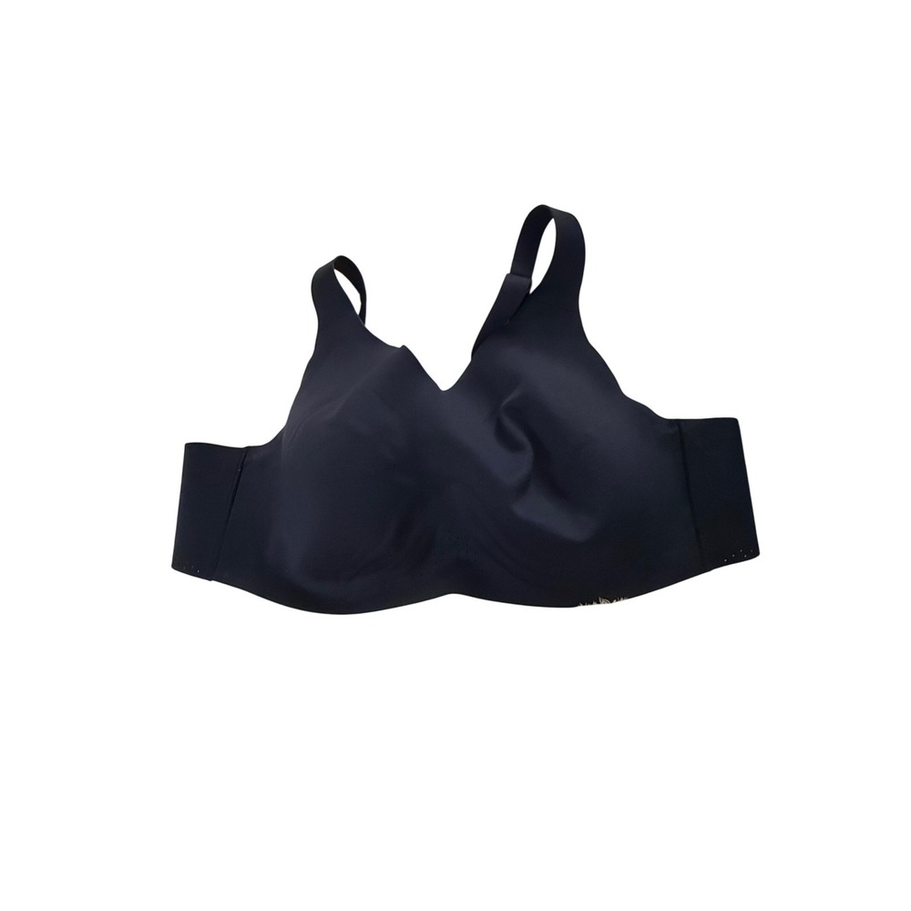Brooks 44C Navy High Impact Sports Bra Molded Cups Adjustable Straps